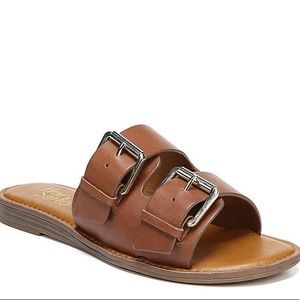 NWOB Franco Sarto Godiva Leather Sandals 7.5M